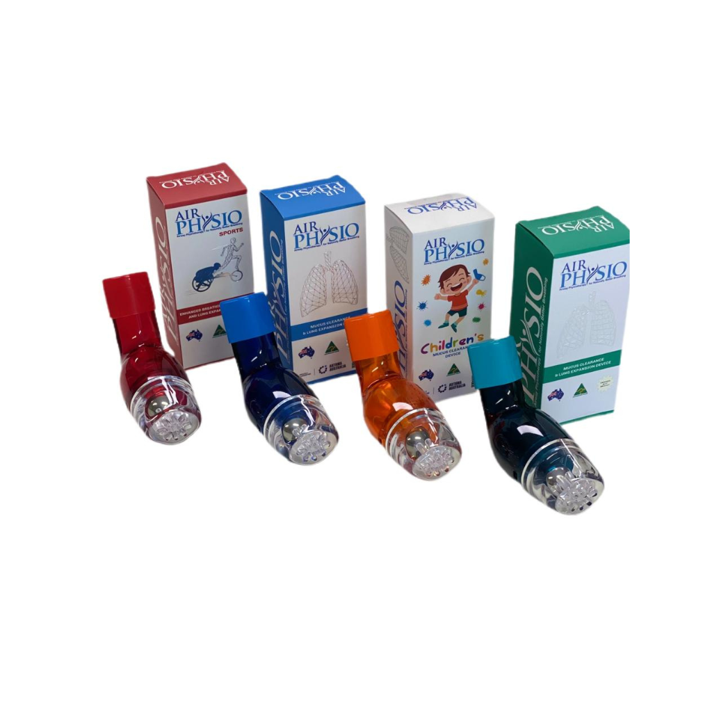 airphysio natural breathing device for mucus removal