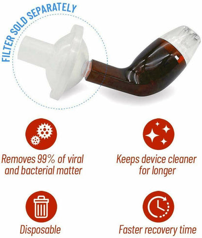 airphysio natural breathing device for mucus removal