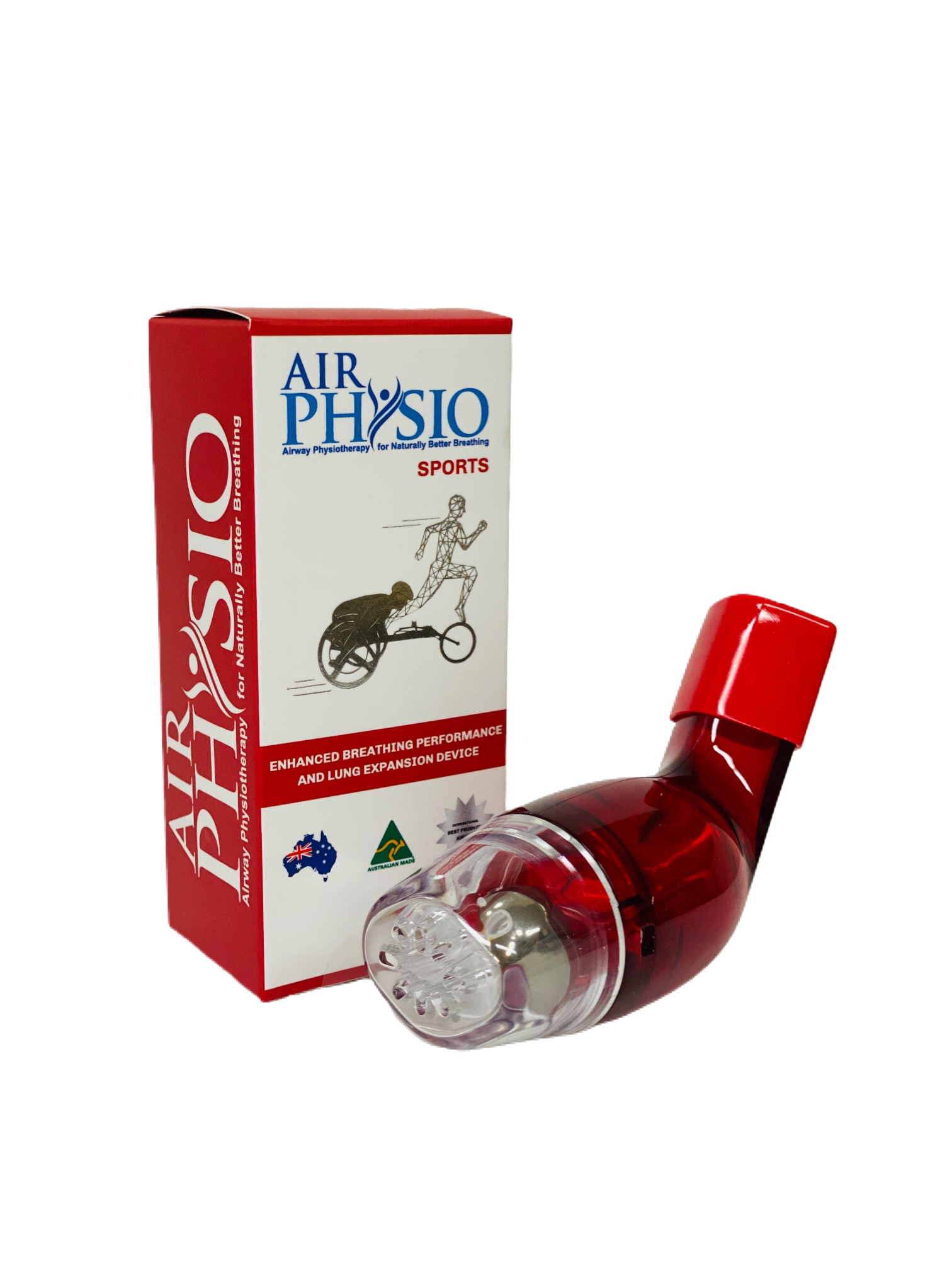 airphysio natural breathing device for mucus removal