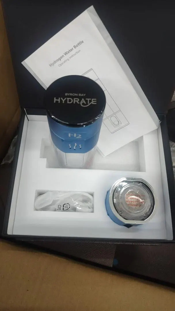 byron bay hydrate hydrogen water generator bottle