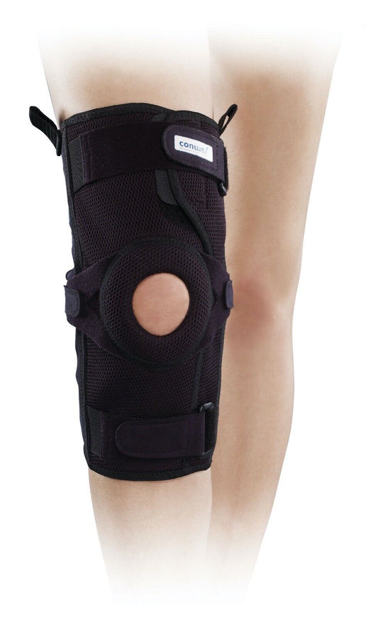 conwell hinged knee brace support acl mcl runner knee